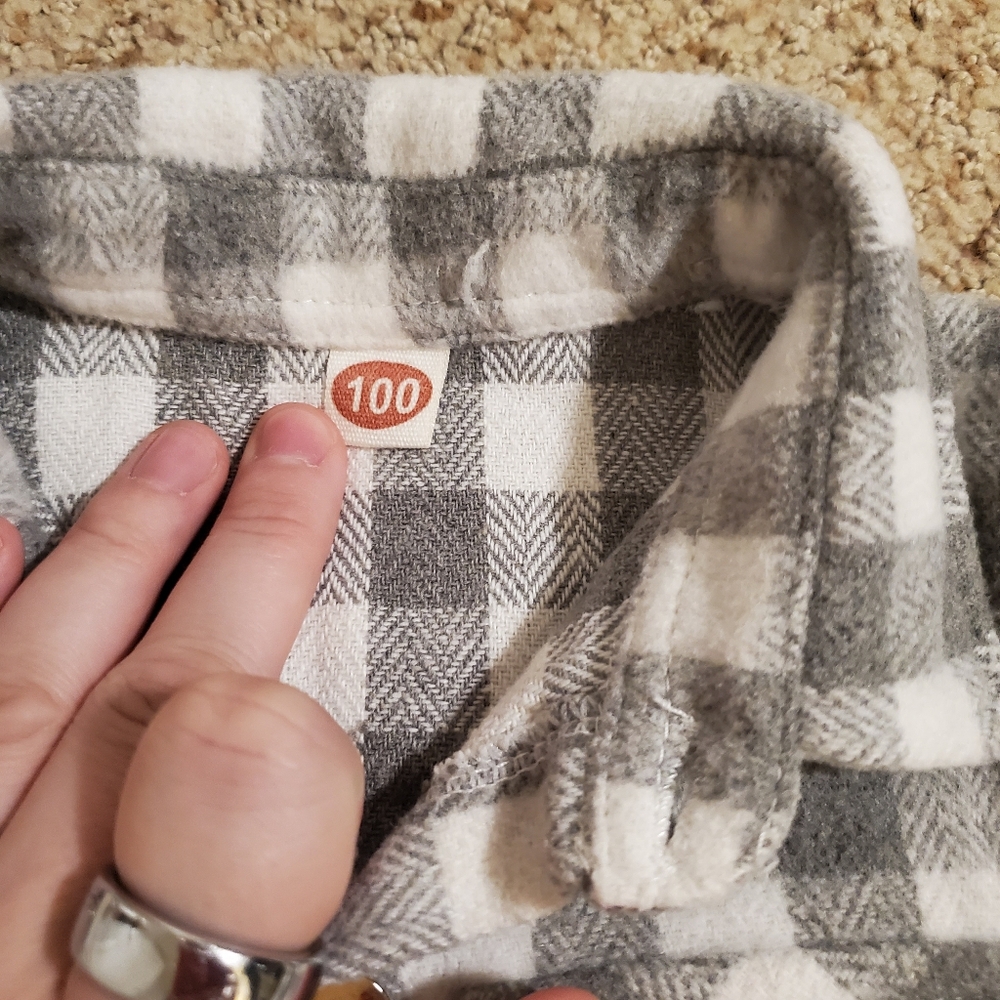 Plaid Baby Shacket - Picture 4 of 9